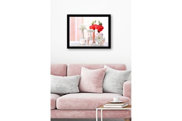 Dekorativ InnRammemet MDF-maling - Flerfarget - Interiør - Maleri & posters - Lerretsbilder