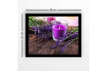 Dekorativ InnRammemet MDF-maling - Flerfarget - Interiør - Maleri & posters - Lerretsbilder