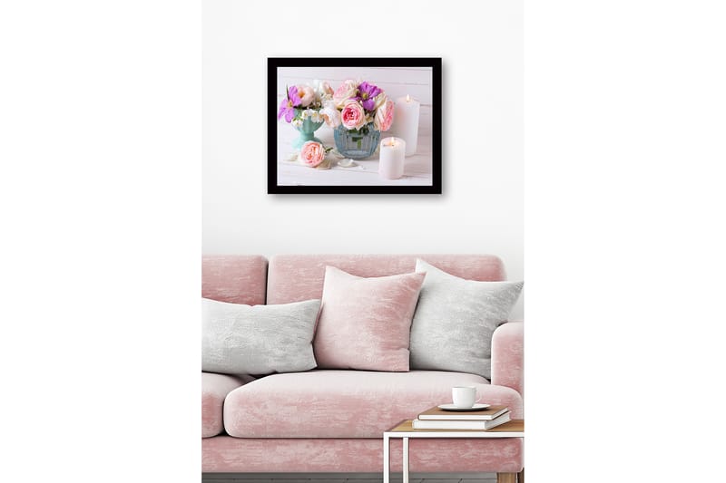 Dekorativ InnRammemet MDF-maling - Flerfarget - Interiør - Maleri & posters - Lerretsbilder