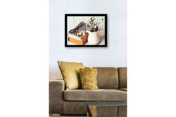 Dekorativ InnRammemet MDF-maling - Flerfarget - Interiør - Maleri & posters - Lerretsbilder