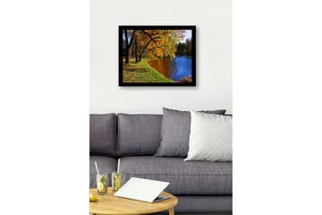 Dekorativ InnRammemet MDF-maling - Flerfarget - Interiør - Maleri & posters - Lerretsbilder