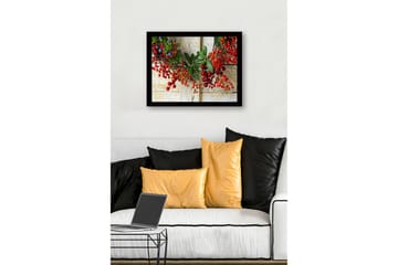 Dekorativ InnRammemet MDF-maling - Flerfarget - Interiør - Maleri & posters - Lerretsbilder