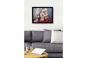 Dekorativ InnRammemet MDF-maling - Flerfarget - Interiør - Maleri & posters - Lerretsbilder