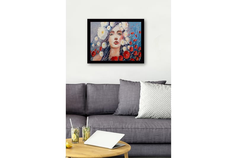 Dekorativ InnRammemet MDF-maling - Flerfarget - Interiør - Maleri & posters - Lerretsbilder