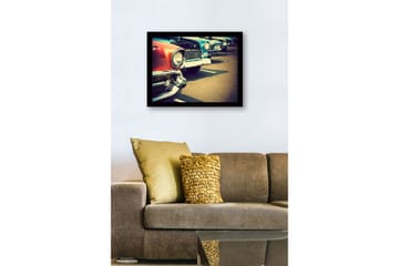 Dekorativ InnRammemet MDF-maling - Flerfarget - Interiør - Maleri & posters - Lerretsbilder