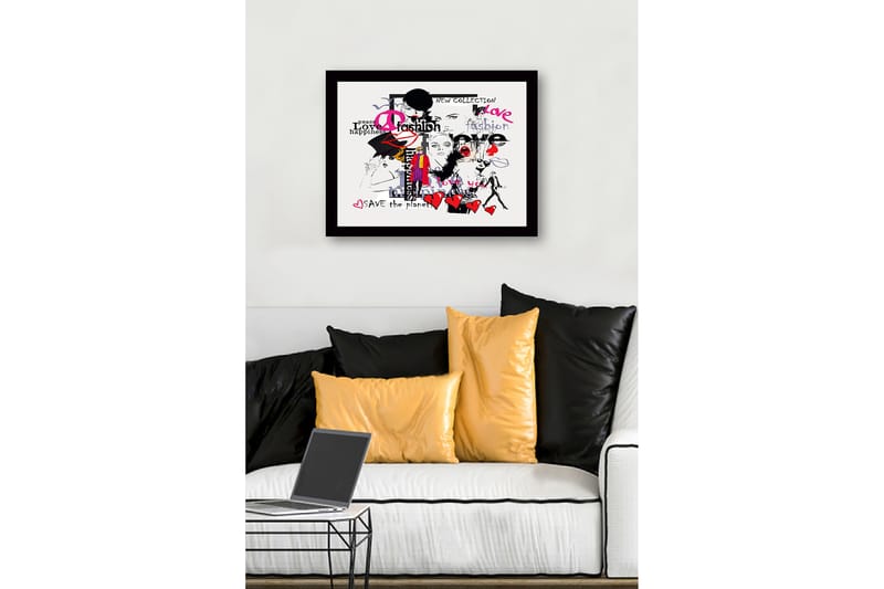 Dekorativ InnRammemet MDF-maling - Flerfarget - Interiør - Maleri & posters - Lerretsbilder