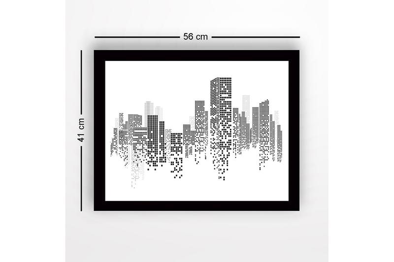 Dekorativ InnRammemet MDF-maling - Flerfarget - Interiør - Maleri & posters - Lerretsbilder