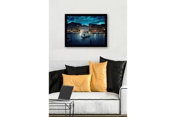 Dekorativ InnRammemet MDF-maling - Flerfarget - Interiør - Maleri & posters - Lerretsbilder