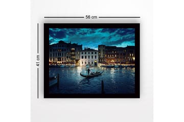 Dekorativ InnRammemet MDF-maling - Flerfarget - Interiør - Maleri & posters - Lerretsbilder