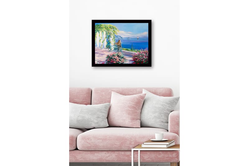Dekorativ InnRammemet MDF-maling - Flerfarget - Interiør - Maleri & posters - Lerretsbilder