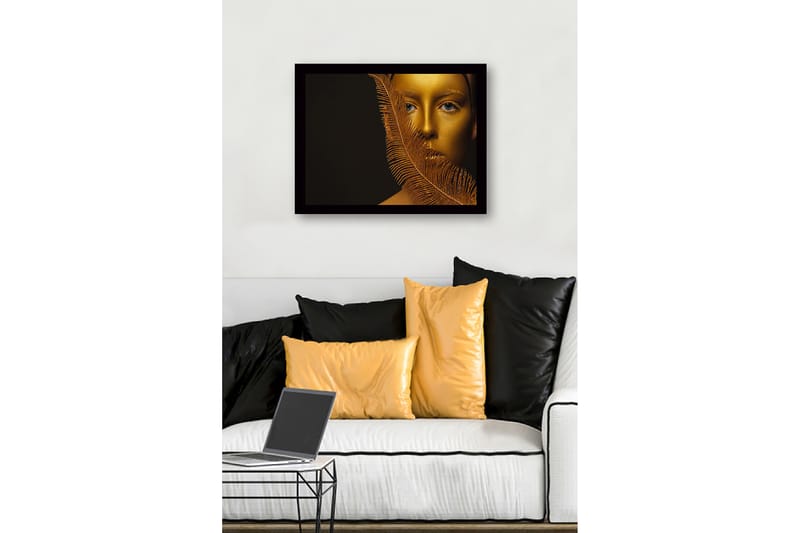 Dekorativ InnRammemet MDF-maling - Flerfarget - Interiør - Maleri & posters - Lerretsbilder