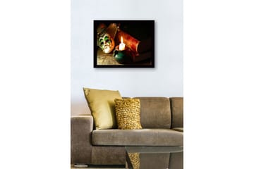 Dekorativ InnRammemet MDF-maling - Flerfarget - Interiør - Maleri & posters - Lerretsbilder