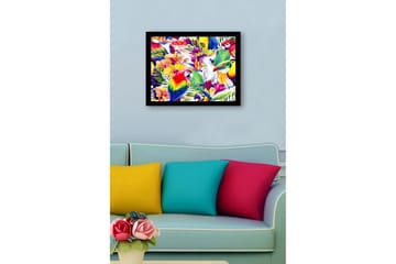 Dekorativ InnRammemet MDF-maling - Flerfarget - Interiør - Maleri & posters - Lerretsbilder