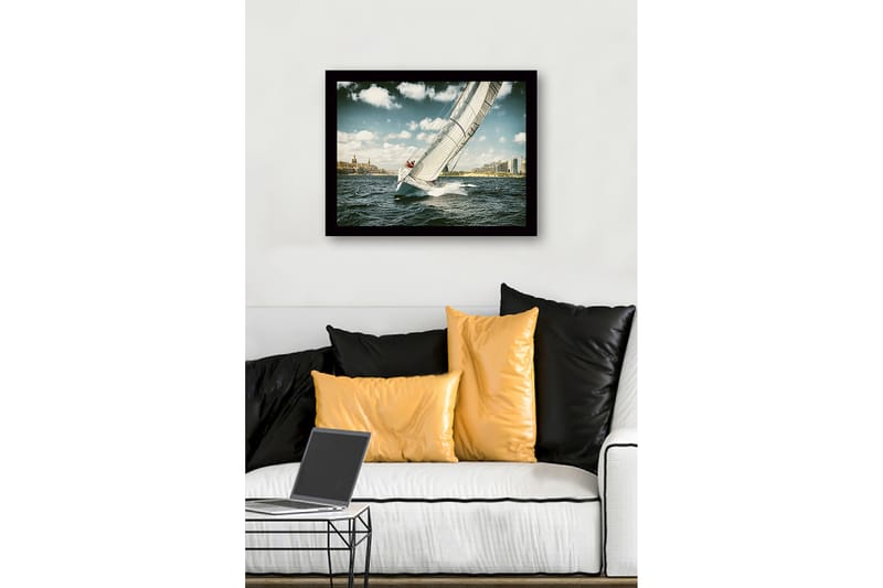Dekorativ InnRammemet MDF-maling - Flerfarget - Interiør - Maleri & posters - Lerretsbilder
