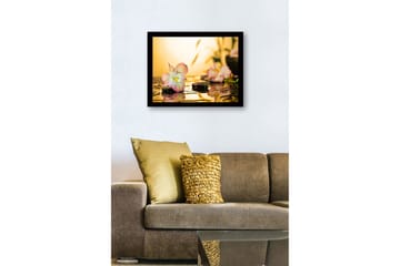 Dekorativ InnRammemet MDF-maling - Flerfarget - Interiør - Maleri & posters - Lerretsbilder