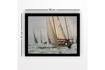 Dekorativ InnRammemet MDF-maling - Flerfarget - Interiør - Maleri & posters - Lerretsbilder
