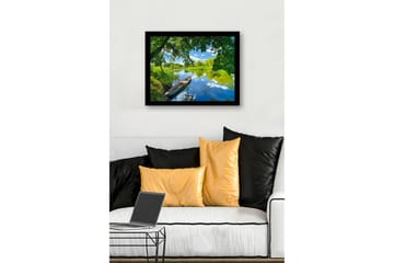Dekorativ InnRammemet MDF-maling - Flerfarget - Interiør - Maleri & posters - Lerretsbilder
