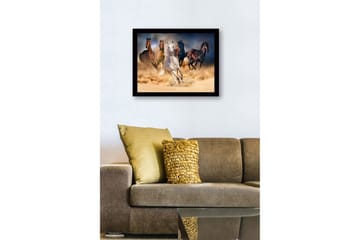 Dekorativ InnRammemet MDF-maling - Flerfarget - Interiør - Maleri & posters - Lerretsbilder