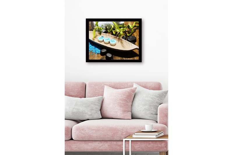 Dekorativ InnRammemet MDF-maling - Flerfarget - Interiør - Maleri & posters - Lerretsbilder