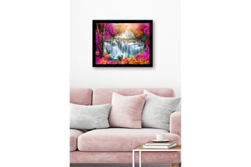 Dekorativ InnRammemet MDF-maling - Flerfarget - Interiør - Maleri & posters - Lerretsbilder