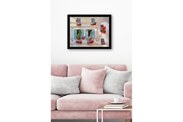 Dekorativ InnRammemet MDF-maling - Flerfarget - Interiør - Maleri & posters - Lerretsbilder