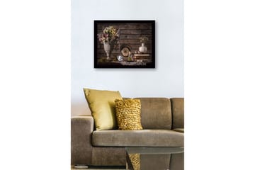 Dekorativ InnRammemet MDF-maling - Flerfarget - Interiør - Maleri & posters - Lerretsbilder