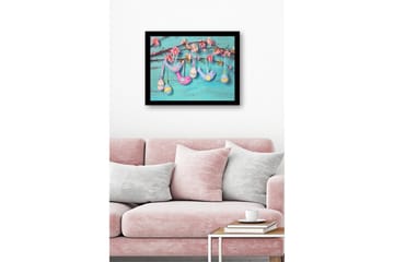 Dekorativ InnRammemet MDF-maling - Flerfarget - Interiør - Maleri & posters - Lerretsbilder