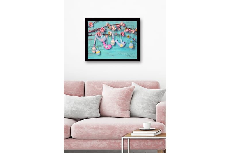Dekorativ InnRammemet MDF-maling - Flerfarget - Interiør - Maleri & posters - Lerretsbilder