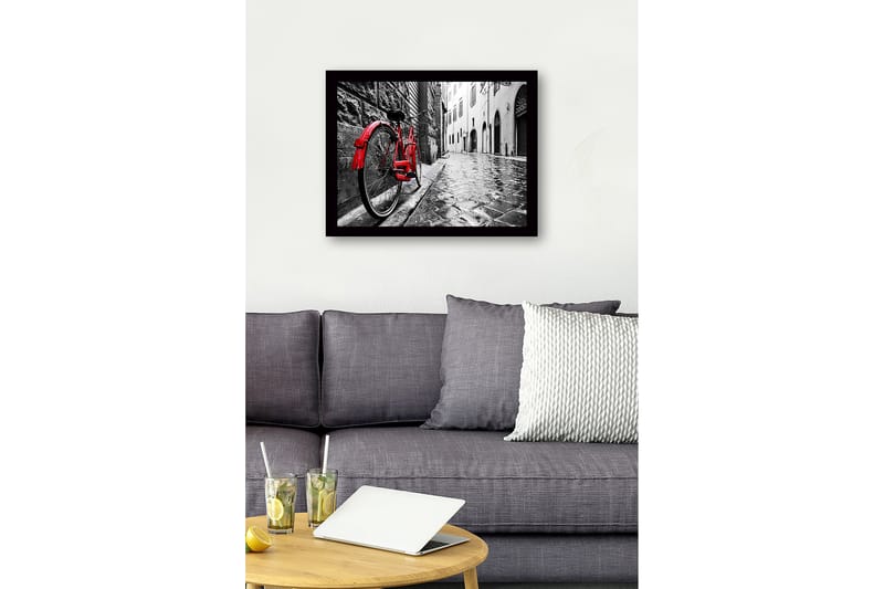 Dekorativ InnRammemet MDF-maling - Flerfarget - Interiør - Maleri & posters - Lerretsbilder