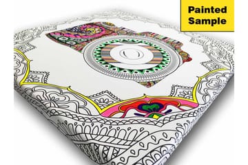 Dekorativ Male-Selv Canvasbilde - Flerfarget - Interiør - Maleri & posters - Lerretsbilder