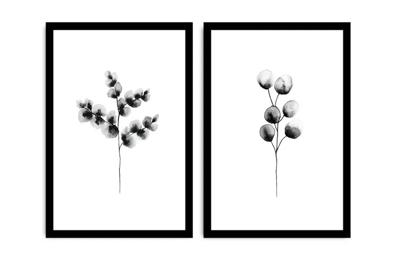 Dekorativ MDF-bilde 2 Deler, Flerfarget