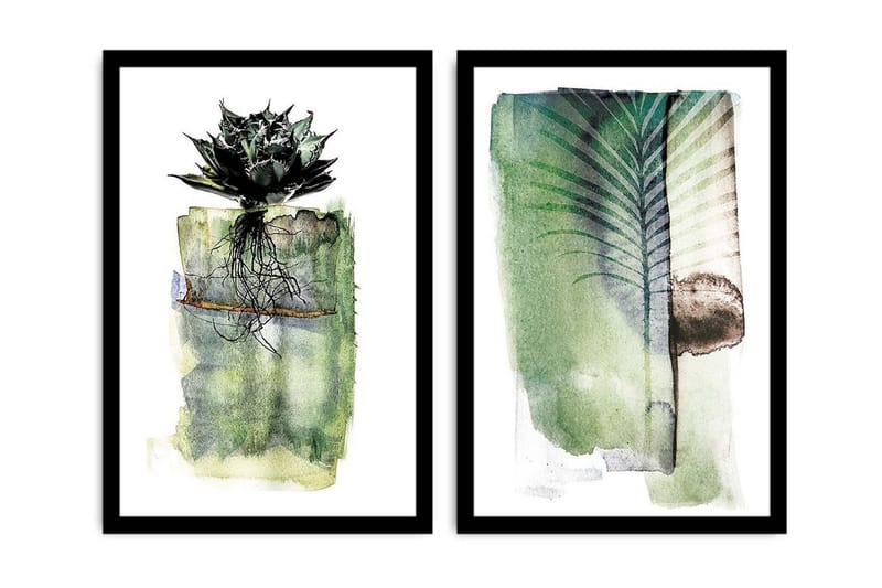 Dekorativ MDF-bilde 2 Deler, Flerfarget