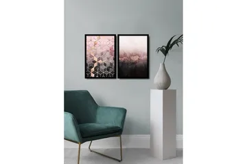 Dekorativ MDF-bilde 2 Deler - Flerfarget - Interiør - Maleri & posters - Lerretsbilder