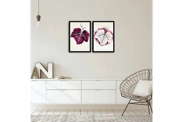 Dekorativ MDF-bilde 2 Deler - Flerfarget - Interiør - Maleri & posters - Lerretsbilder