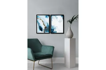 Dekorativ MDF-bilde 2 Deler - Flerfarget - Interiør - Maleri & posters - Lerretsbilder