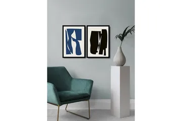 Dekorativ MDF-bilde 2 Deler - Flerfarget - Interiør - Maleri & posters - Lerretsbilder