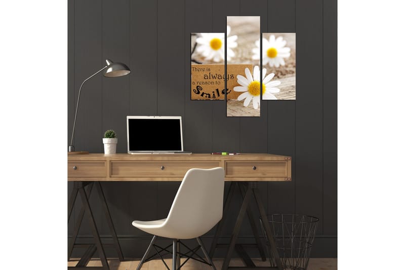 Dekorativ MDF-bilde 3 Deler - Flerfarget - Interiør - Maleri & posters - Lerretsbilder