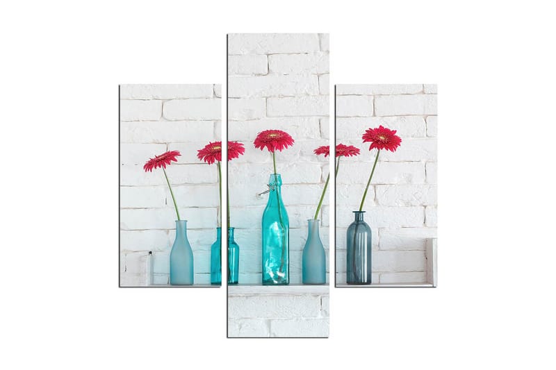 Dekorativ MDF-bilde 3 Deler - Flerfarget - Interiør - Maleri & posters - Lerretsbilder