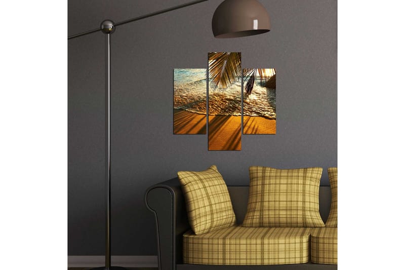 Dekorativ MDF-bilde 3 Deler - Flerfarget - Interiør - Maleri & posters - Lerretsbilder