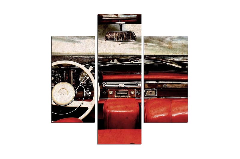 Dekorativ MDF-bilde 3 Deler - Flerfarget - Interiør - Maleri & posters - Lerretsbilder