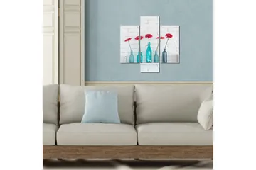 Dekorativ MDF-bilde 3 Deler - Flerfarget - Interiør - Maleri & posters - Lerretsbilder