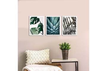 Dekorativ MDF-bilde 3 Deler - Flerfarget - Interiør - Maleri & posters - Lerretsbilder