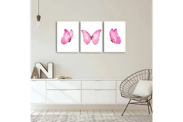 Dekorativ MDF-bilde 3 Deler - Flerfarget - Interiør - Maleri & posters - Lerretsbilder