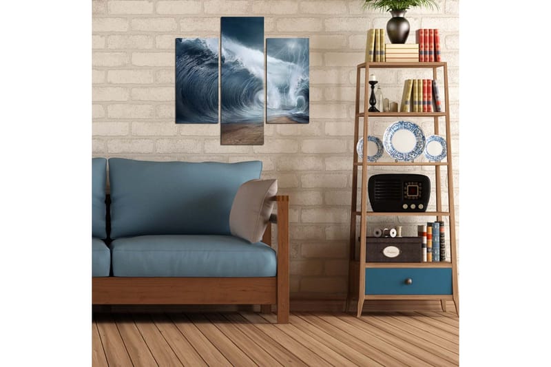 Dekorativ MDF-bilde 3 Deler - Flerfarget - Interiør - Maleri & posters - Lerretsbilder