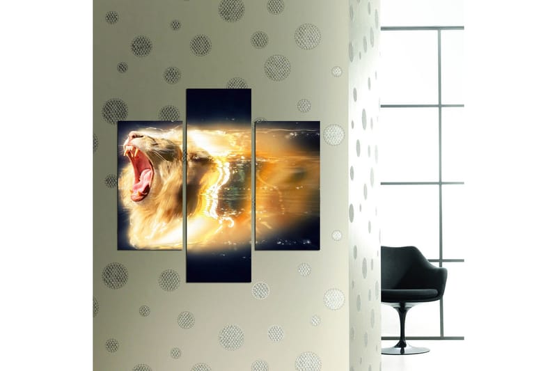 Dekorativ MDF-bilde 3 Deler - Flerfarget - Interiør - Maleri & posters - Lerretsbilder