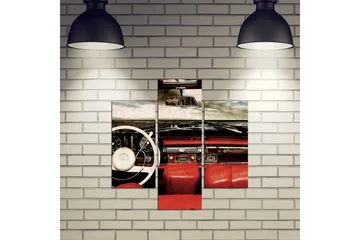 Dekorativ MDF-bilde 3 Deler - Flerfarget - Interiør - Maleri & posters - Lerretsbilder