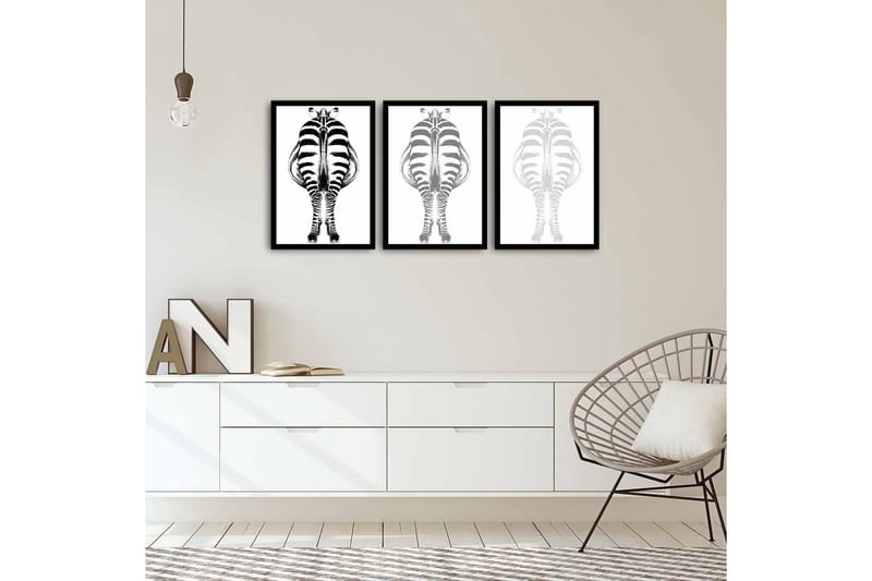 Dekorativ MDF-bilde 3 Deler - Flerfarget - Interiør - Maleri & posters - Lerretsbilder