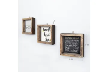 Dekorativ MDF-bilde 3 Deler - Flerfarget - Interiør - Maleri & posters - Lerretsbilder