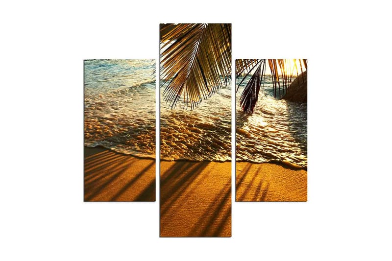 Dekorativ MDF-bilde 3 Deler, Flerfarget