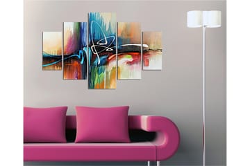 Dekorativ MDF-bilde 5 Deler - Flerfarget - Interiør - Maleri & posters - Lerretsbilder